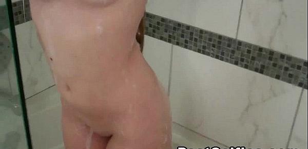  Pretty Teenager Nikki Busted in Shower Room